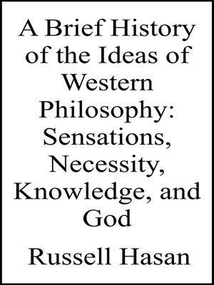 cover image of A Brief History of the Ideas of Western Philosophy